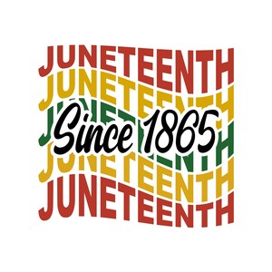 Juneteenth Since 1865 SVG: African American Design (Digital Download)