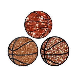 Glitzer Basketball PNG Bundle, Basketball PNG, Glitzer Sublimation Design, Faux Pailletten Basketball Png, Sport Png, digitaler Download