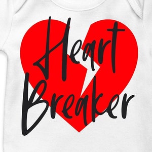 Heartbreaker Valentine SVG: Kids Shirt Design (Digital Download)