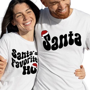 Ho Svg favorito do Papai Noel, Santa Svg, Camisas de Natal para casais Svg, Camisas engraçadas de Natal Svg, Camisas de Natal combinando Svg, Dxf, Png, Cricut