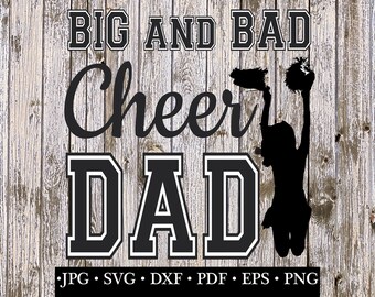 Download Cheer Daddy Svg Etsy
