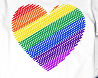 Download Rainbow Heart Svg Etsy