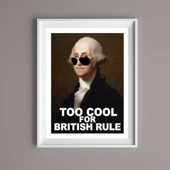 Washington Print Funny Washington Print Too Etsy