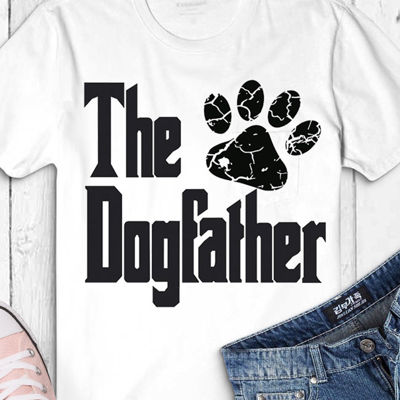 Download The Dogfather SVG Dog Dad SVG Dog father SVG Father's | Etsy