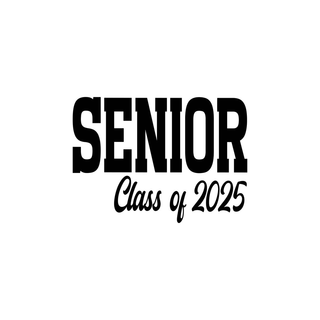 Class of 2025 SVG, Senior 2025 SVG, Graduation Svg, Svg Cut File, Class