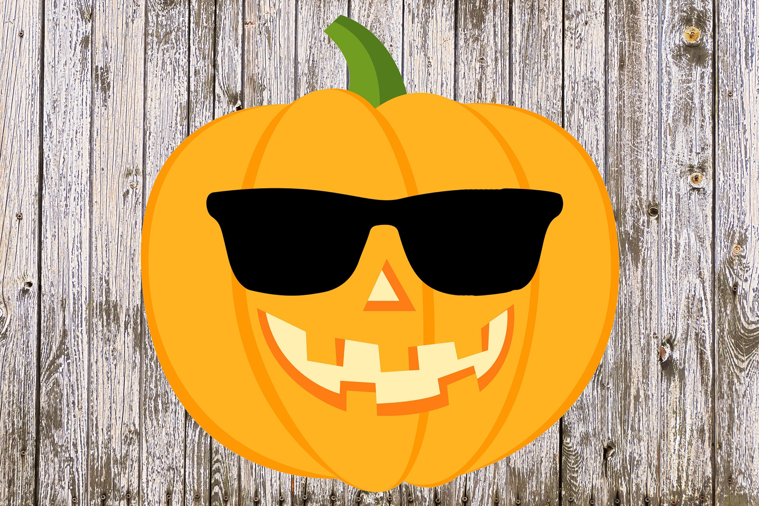Download Cool Pumpkin Svg Halloween Svg Boy Pumpkin con gafas de sol | Etsy