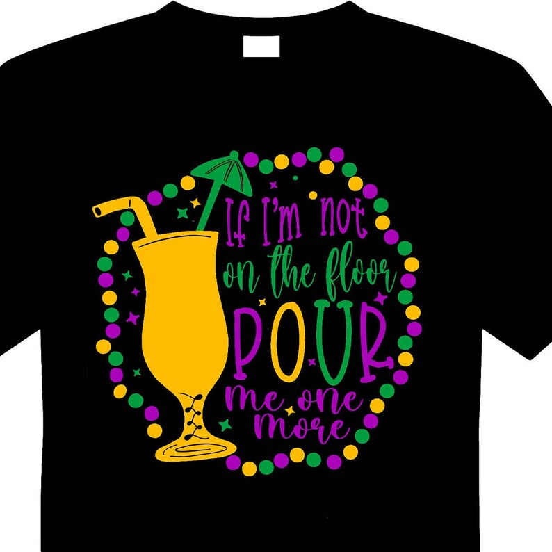 pink mardi gras shirt