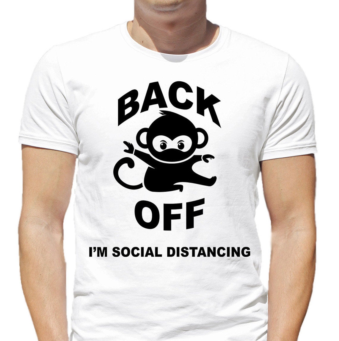 Social Distancing SVG Back off SVG Monkey SVG Stay 6 Ft - Etsy Canada