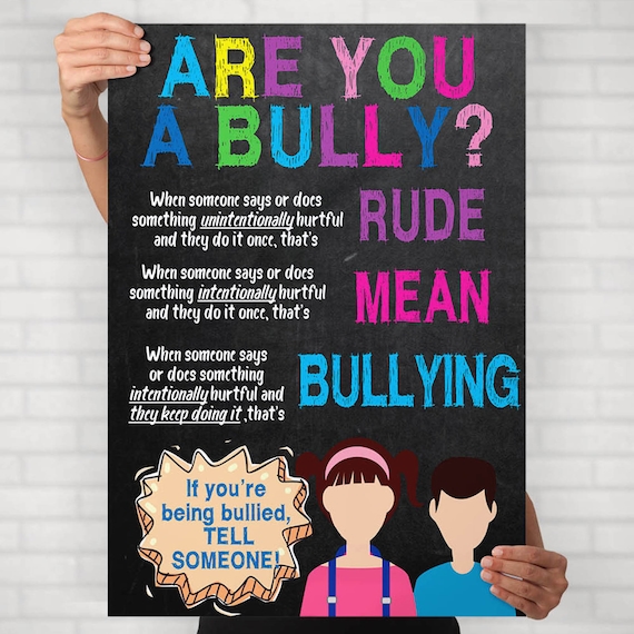 Anti Bullying Poster For Middle School
