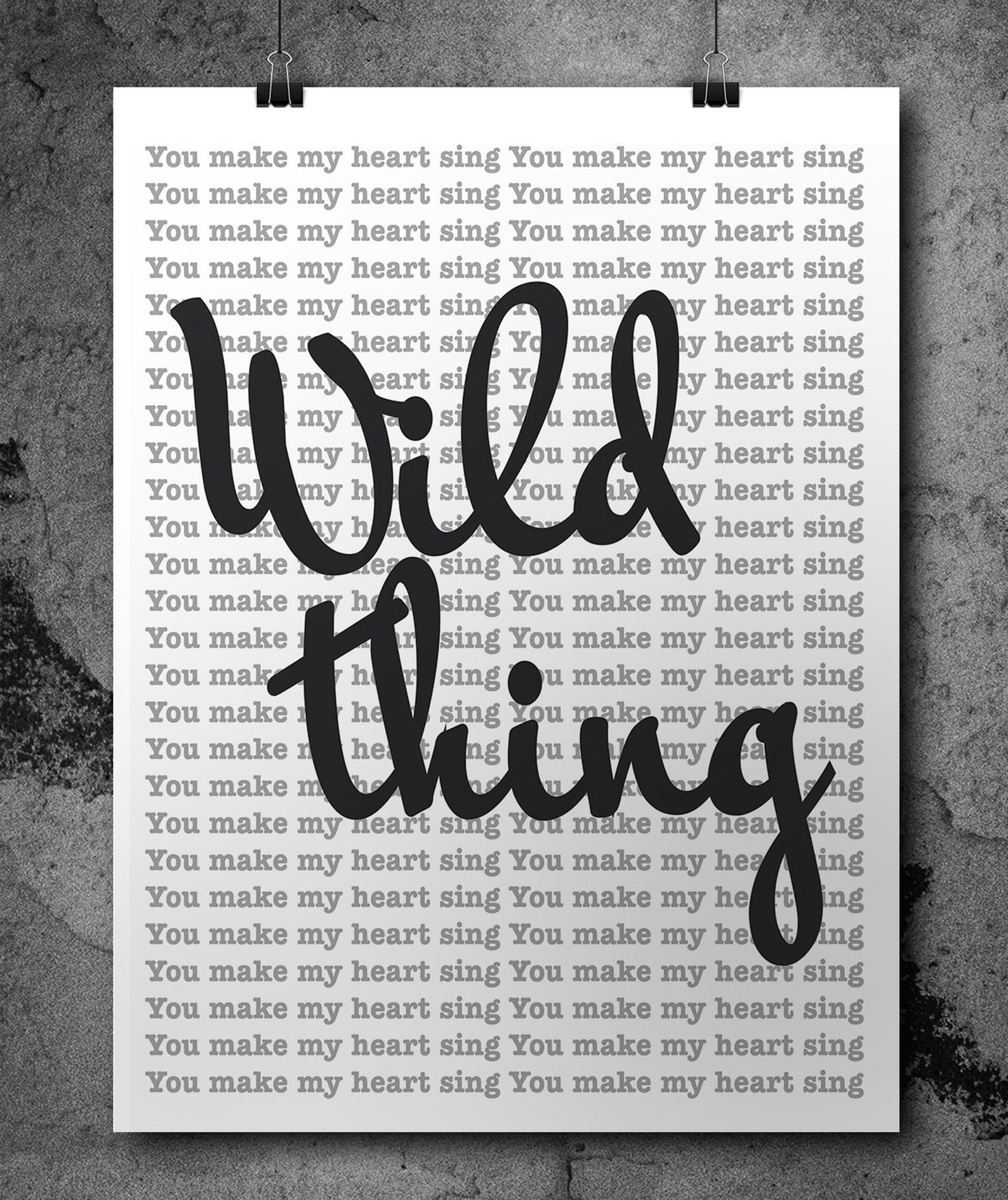 image of wild thing you make my heart sing image of wild thing you make my heart sing