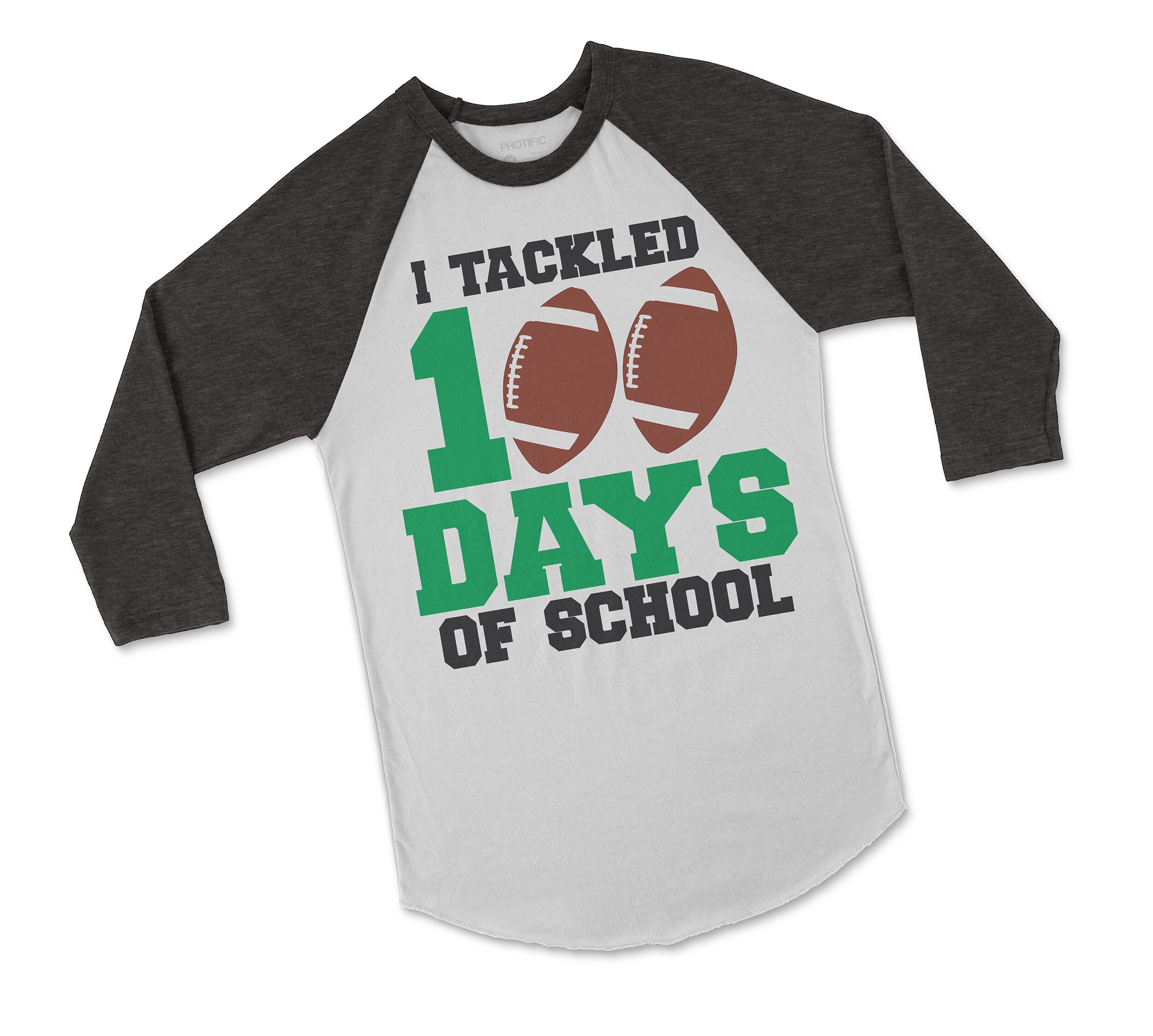 I Tackled 100 Days of School Football SVG PNG (digital Files) - Etsy