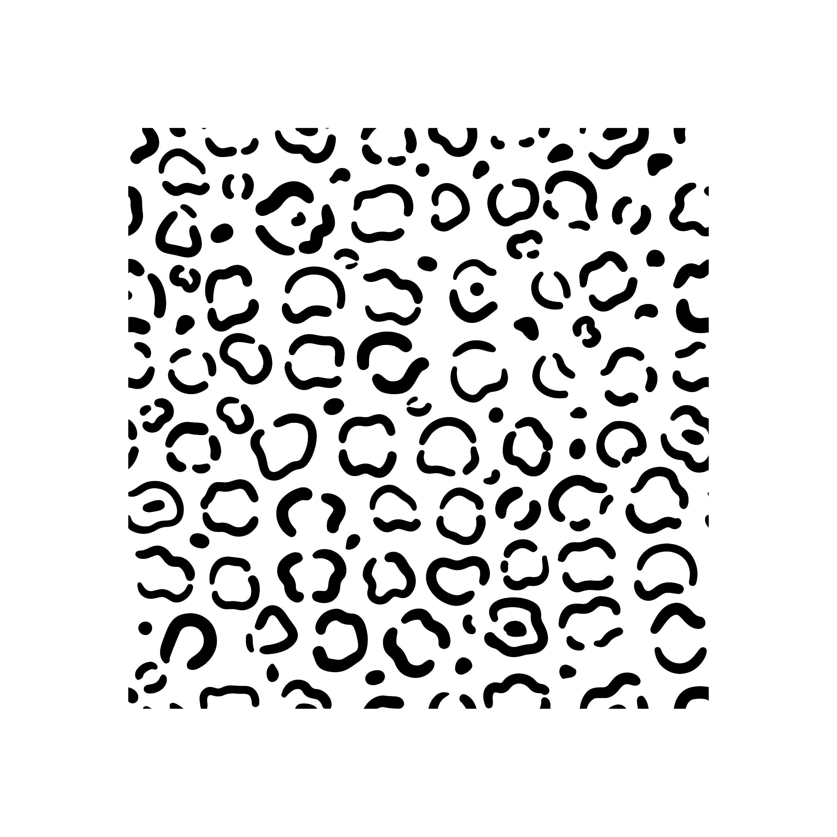 Leopard Print SVG Seamless Leopard Spots Pattern Animal - Etsy