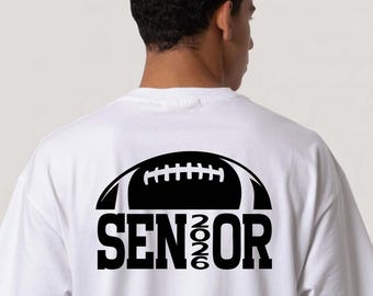 Arquivos de corte SVG Senior 2026: Formatura, Designs de camisas de futebol (download digital)