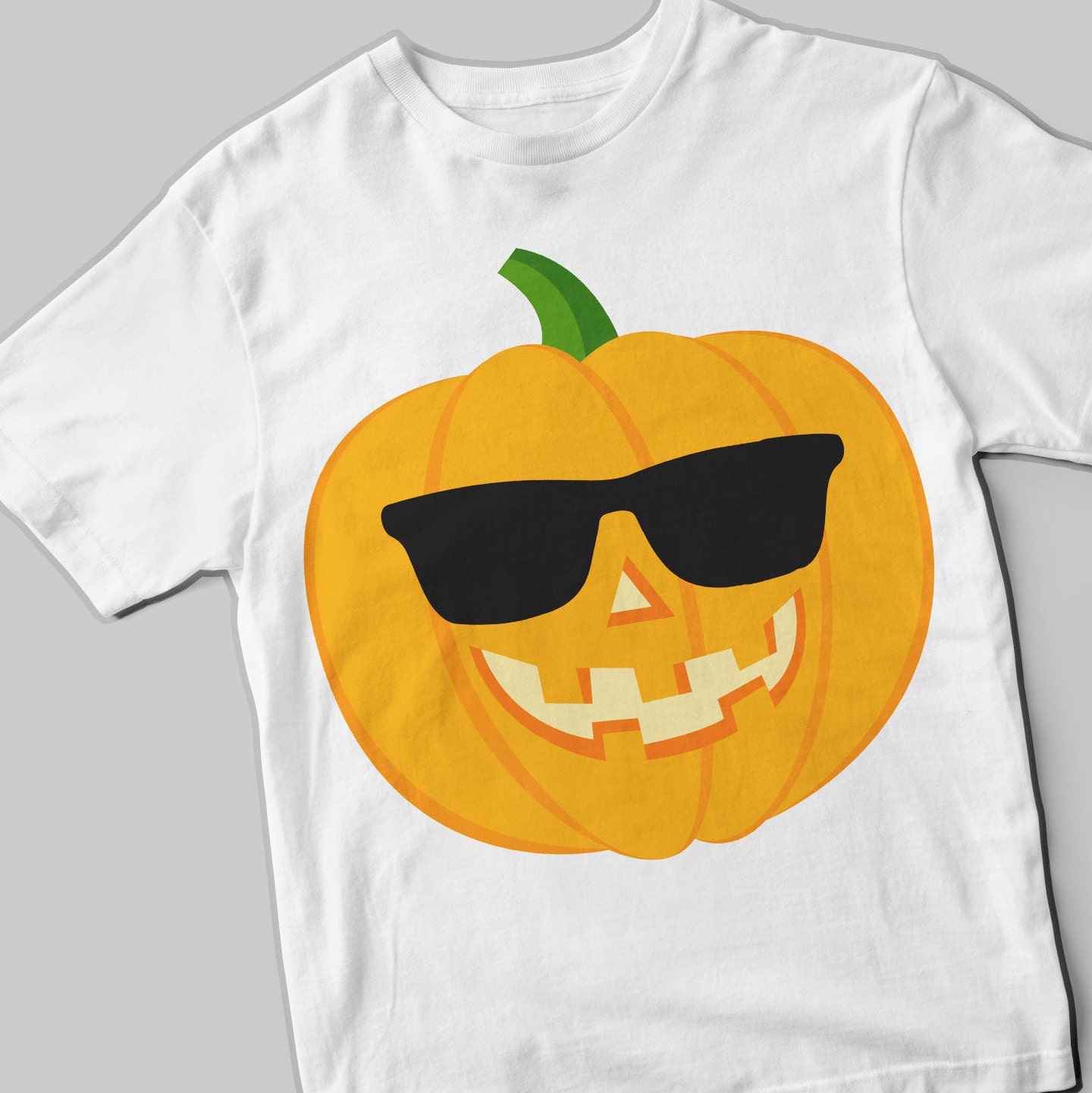 Download Cool Pumpkin Svg Halloween Svg Boy Pumpkin con gafas de sol | Etsy