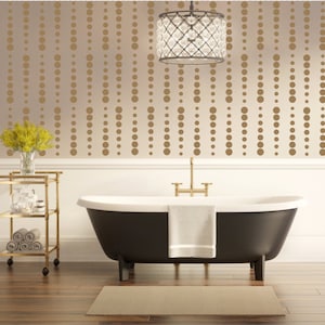 Modern Geometric Wall decals, Great for Teenager Room Decor, Nursery Wall Decal or Kitchen. 22&quot;X84&quot;