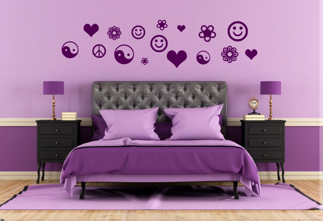 Retro Wall Decals, Vintage, 70's,i Love the 60's Vinyl Wall Art