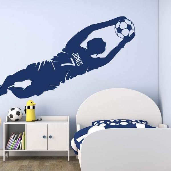 Soccer Wall Decal Etsy