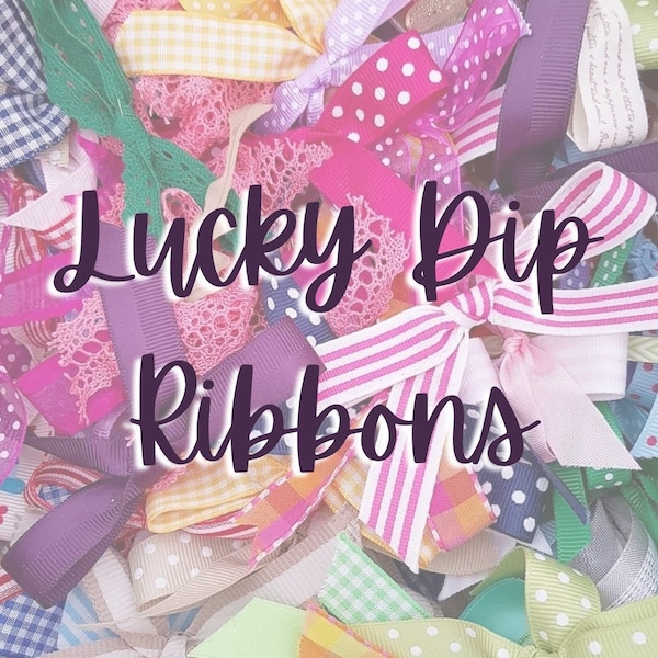 Lucky Dip Ribbon Trims Assortment Scrap Pack - Perfect for Junk Journals Ephemera & Slow Stitching *ZERO WASTE*