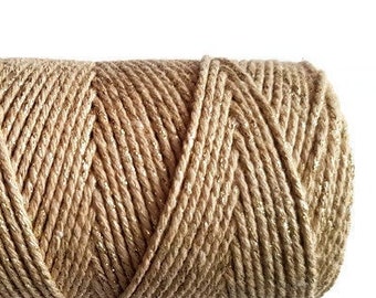 1 Elegant Abaca hemp Twine Spool 150 Feet in 2 Colors Manila Hemp