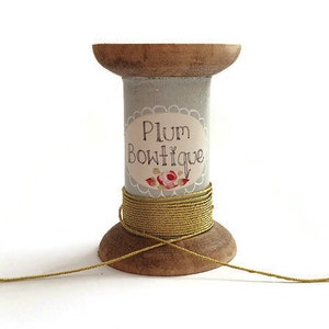 5mtr Metallic Gold Fine Twine, approx 1mm thick *Sold Per 5mtr*