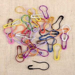 100pcs Safety Pins Coiless Safety Pins Bulb Safety Pins Pear