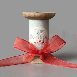 Red Super Sheer Organza Ribbon, 15mm (9/16in) wide *Sold Per Metre*