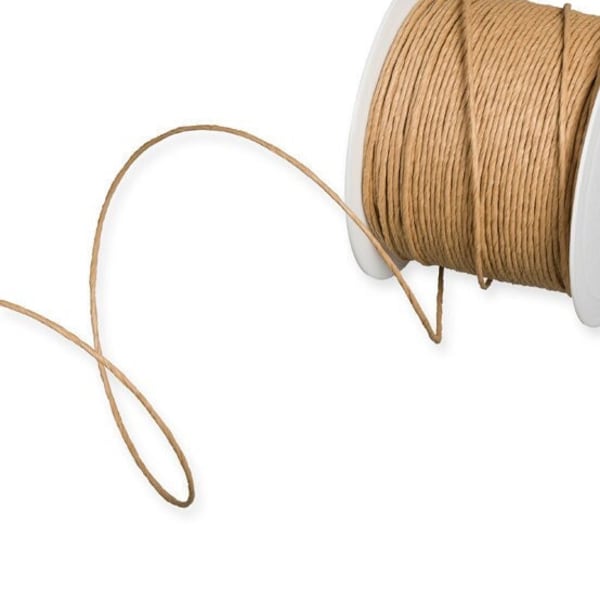 5mtr Natural "Kraft" Brown Paper Covered Twist-Tie Binding Wire, 2mm (1/16in) thick *Sold Per 5mtr*