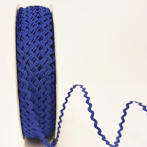 Royalblaues Ripsband, Mini 5mm breit *Meterware*