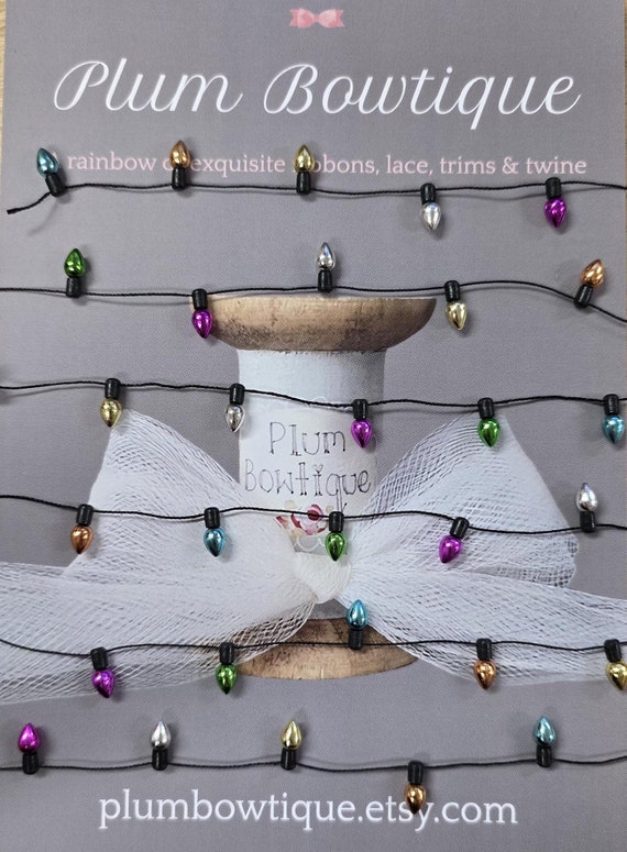 Christmas Trim: Christmas Lights Multi - 12mm (per metre) Christmas Trim: Christmas Lights Multi - 12mm (per metre)