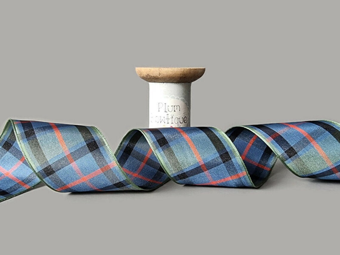 Acottish Ribbon Flower of Scotland Tartan Ribbon, 40mm (1 9/16in) Wide *sold per Metre ...