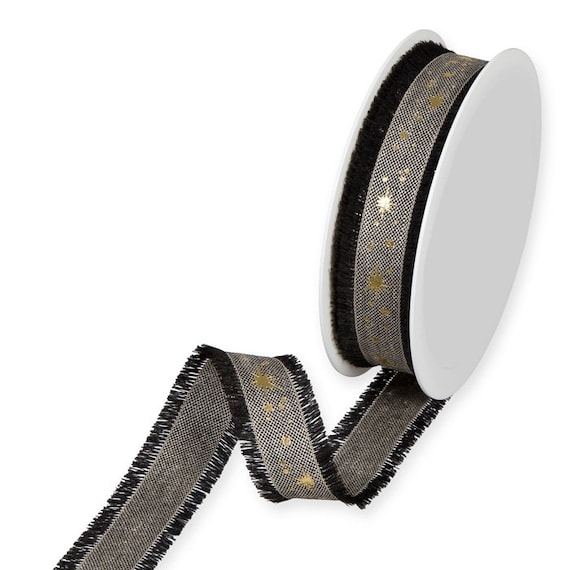 Glitter Webbing Black - PER QUARTER METRE Glitter Webbing Black - PER QUARTER METRE