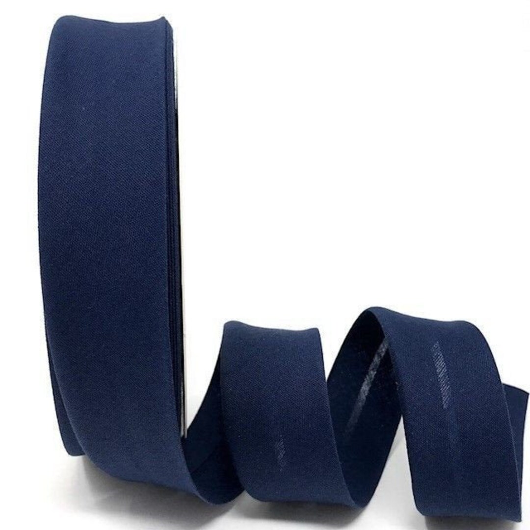 Schrägband Mittelfalz Aus Polycotton – 30 Mm Breite, 5 M Länge, Farbe Wedgewood