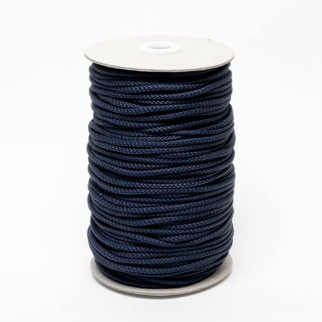 Sailing rope, 4 mm, 1m long,cord, cordage, 4 mm diameter, cord blue