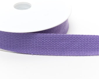 50cm Lavendel-Baumwoll-Mischgewebe Korbwebband, 30mm (1 3/16in) breit *Verkauft pro HALBEN Meter*