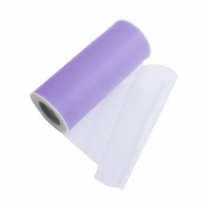 Ruban filet en maille de tulle à voile fin de lavande, 150 mm (6 po) de large * Vendu au mètre *