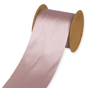 Minky Pink Luxury "Vegan Silk" Ribbon, 70mm (2 3/4in) wide *Sold per 1 metre/39 inch*