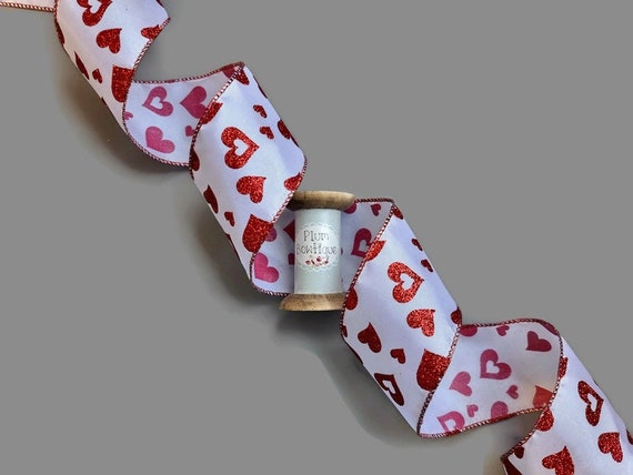 Wire Edge Ribbon: 63mm: Candy Stripe (per metre) Wire Edge Ribbon: 63mm: Candy Stripe (per metre)