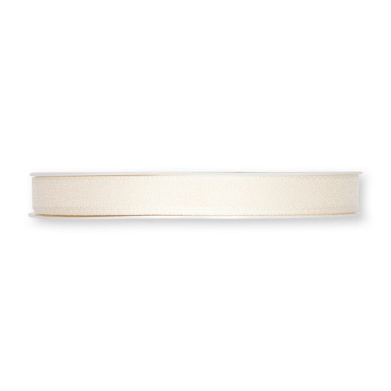 Soft Grey Matte Semi-Sheer Textured Ribbon wide *Sold Per Metre* 10mm 3/8in