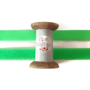 50cm Lime Green Sew-on Hook & Loop Fastening Tape, 20mm (3/4in) wide *Sold Per HALF Metre*