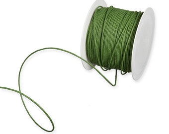 5mtr Moss Green Paper Covered Twist-Tie Binding Wire, 2mm (1/16in) thick *Sold Per 5mtr*