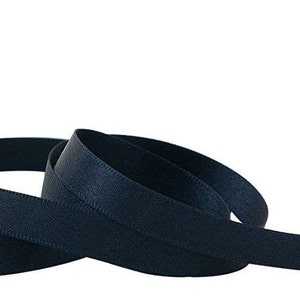 Wstążka satynowa Midnight Luxury Recycled, szerokość 10 mm (3/8 cala) *Sprzedawana na metry*