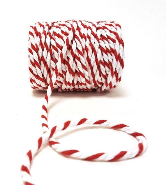 Striped Cotton Bakers Twine Striped Cotton Bakers Twine