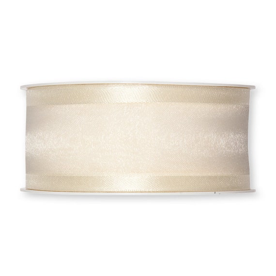 sheller back ribbon organdy tops ivory