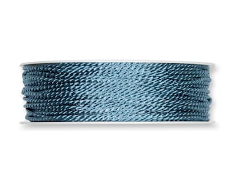 Cordón sedoso trenzado Heritage Blue de 5 m, 2 mm (1/16 pulg.) de grosor *Vendido por 5 m*