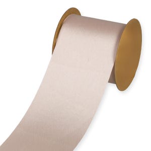 Mocha Mousse Luxury "Vegan Silk" Ribbon, 70mm (2 3/4in) wide *Sold per 1 metre/39 inch*
