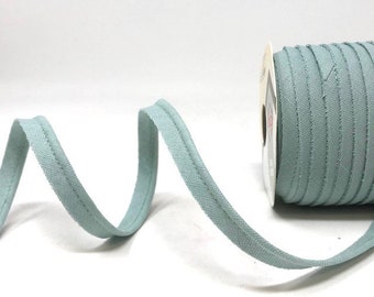 Tranquil Green Linen-Blend Insertion Piping, Skinny Cord, 3mm (1/8in) *Sold Per Metre*