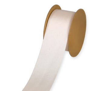Light Rose Blush Luxury "Vegan Silk" Ribbon, 40mm (1 9/16in) wide *Sold per 1 metre/39 inch*