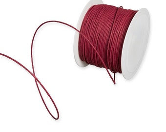5mtr Burgundy Paper Covered Twist-Tie Binding Wire, 2mm (1/16in) thick *Sold Per 5mtr*