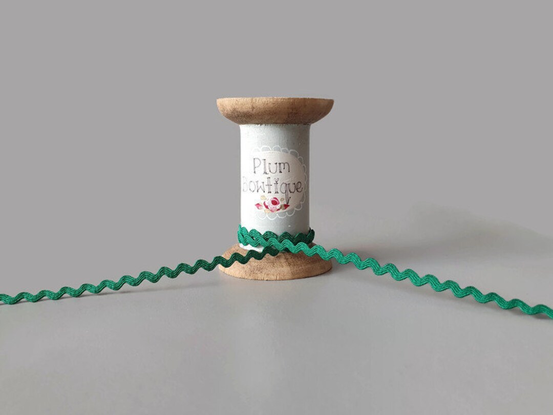 Emerald Green Ric Rac Trim, Mini 5mm 3/16in Wide sold per Metre Etsy