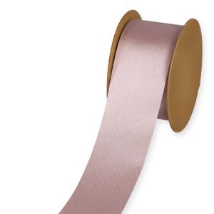 Minky Pink Luxury "Vegan Silk" Ribbon, 40mm (1 9/16in) wide *Sold per 1 metre/39 inch*